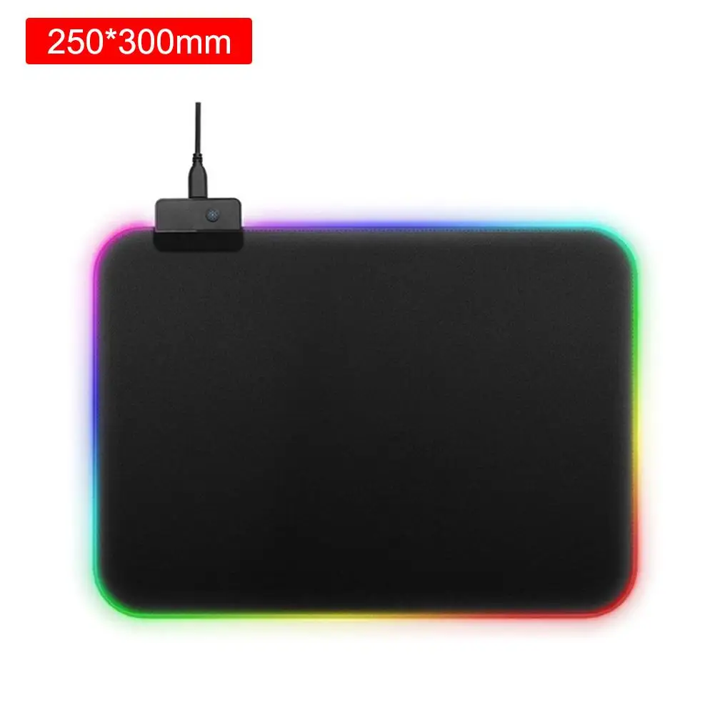 Цветной игровой коврик для мыши клавиатуры большой RGB с подсветкой ноутбука |