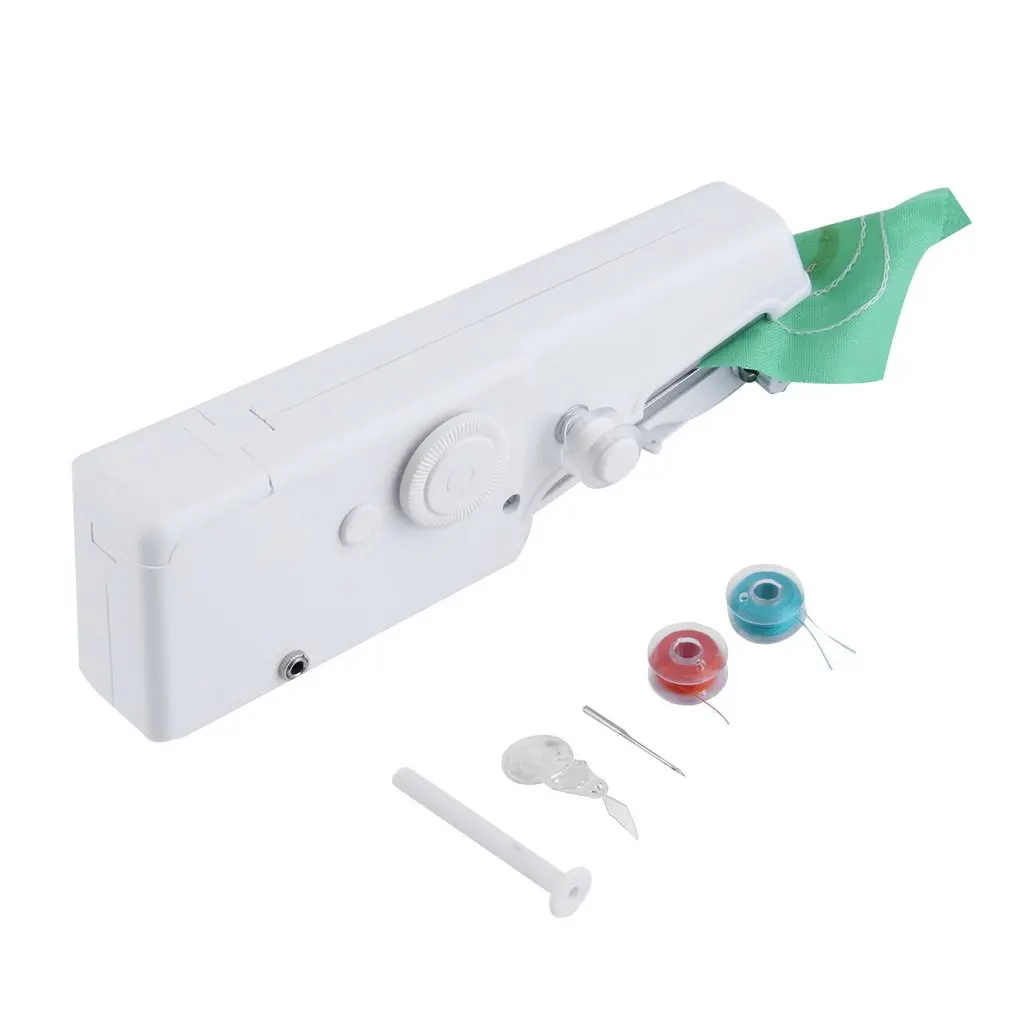 

Mini Portable Smart Electric Tailor Stitch Hand-held Sewing Machine Home Travel
