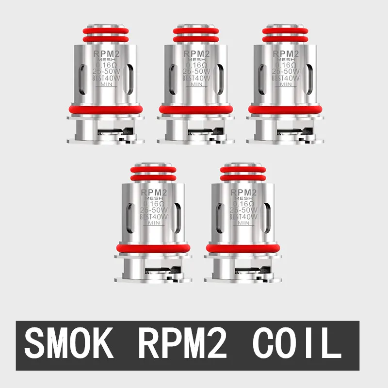 Enlarge Original Vape SMOK RPM2 COIL Electronic Cigarette RPM 2 Mesh 0.16 & DC 0.25ohm MTL Coil  E Fit RPM2S IPX80 Nord 4 Nord X POD