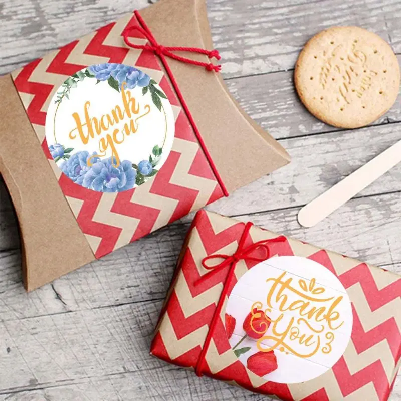 500 шт. 4 вида конструкций цветы спасибо наклейки свадебные сувениры вечерние