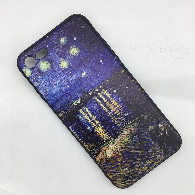 Чехол для мобильного телефона iphone XR XS Max Van Gogh Звездная ночь мягкий TPU чехол 7 8 5 5S 6 6S