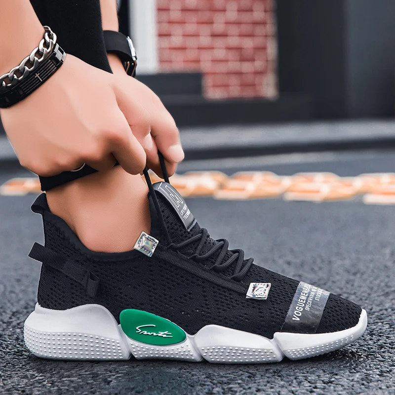 

Sapato Casual White Sneakers Men Casual Shoes Black Sport For Men's Leisure Summer Comfortable Breathable Sneaker Male