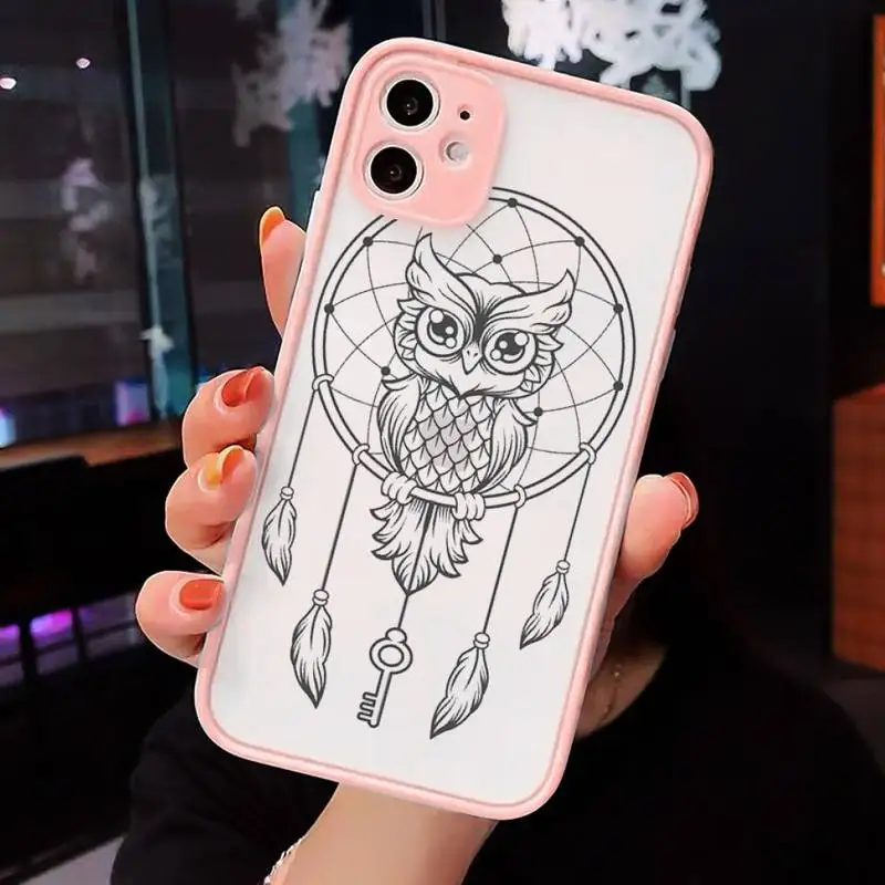 

Mandala Clip art Phone Cases matte transparent For iphone 7 8 11 12 plus mini x xs xr pro max cover