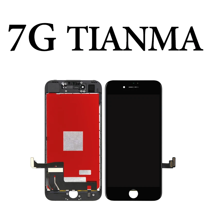 Премиум Версия Tianma для iPhone 5S, SE 6 6S Plus 7 8 Plus ЖК сенсорный экран Стекло сборка Бесплатный подарок без битых пикселей - Цвет: for iphone 7 black