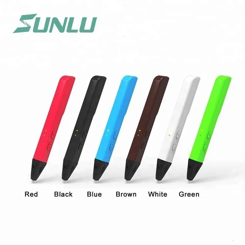 SL-600 3D печать Ручка для детей Scribble Белый Цвет 3D Ручка Поддержка PLA/PCL Fillament как подарок на день рождения Fod дети и взрослые