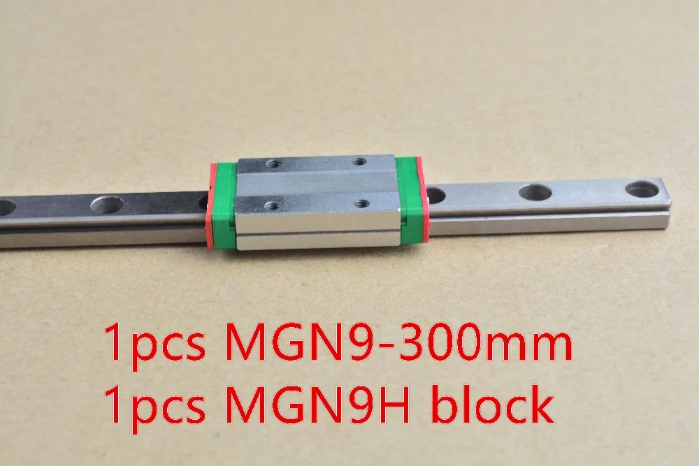 Линейная рельсовая направляющая MR9 9 мм MGN9 длина 300 с MGN9C или MGN9H блоком миниатюрный