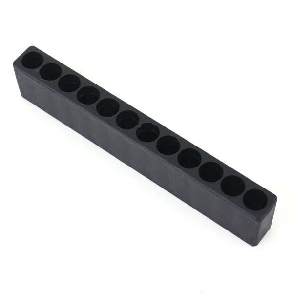 

12 Holes Hex Shank Plastic Screwdriver Bit Storage Deck Screwdriver Head Storage Case