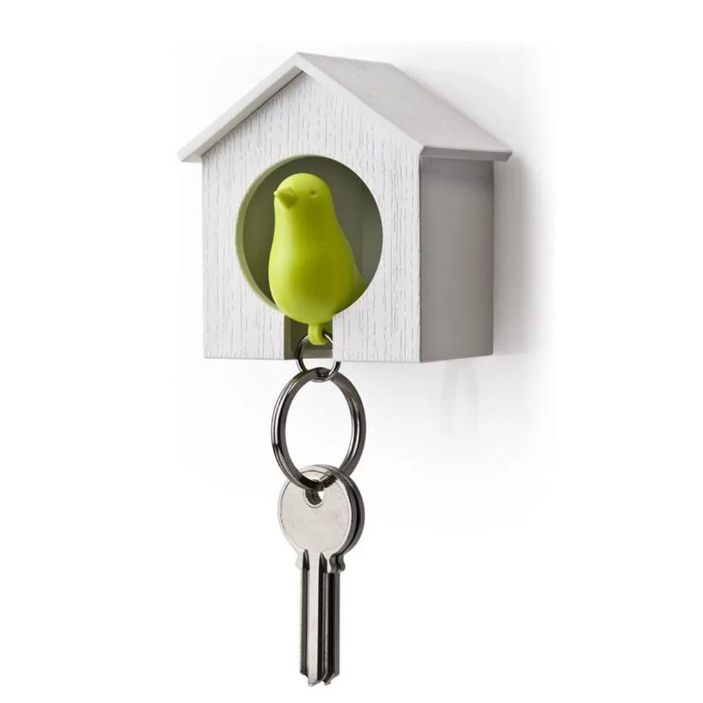 

Крючок для ключей птичьего домика, пластиковый настенный держатель для ключей, вешалка для ключей, товары