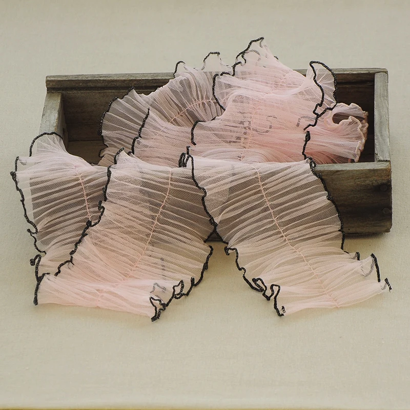 Кружевная оборка с оборками декоративный материал для платьев и одежды сделай