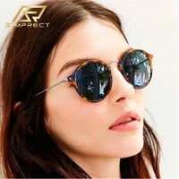 simprect polarized sunglasses women 2022 luxury brand designer vintage round sun glass for men fashion retro shades for women