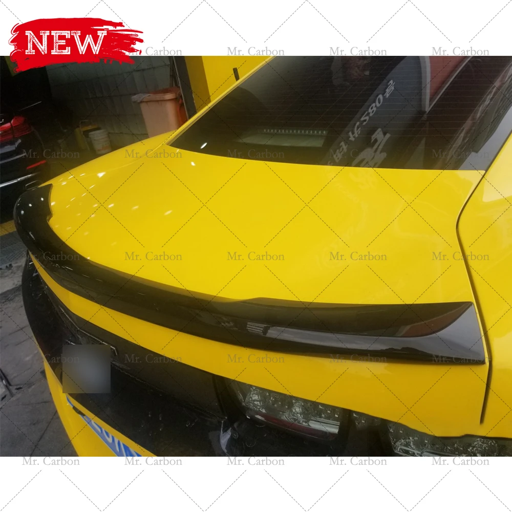 Для CHEVROLET CAMARO 10-13 OEM стиль углеродное волокно стекло задний спойлер отделка кузова