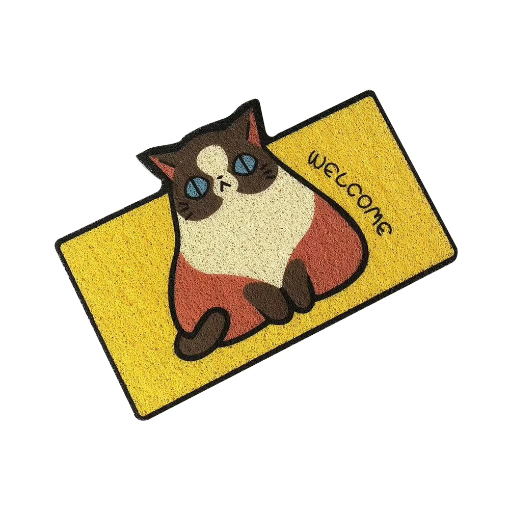 Популярный мультяшный Коврик для двери корги грязестойкий коврик ног входной
