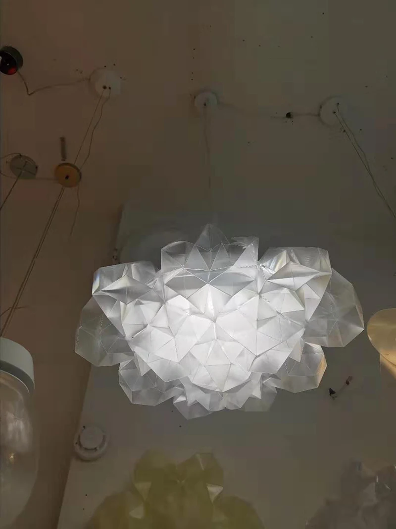 

ZISIZ Modern Italy Slamp Drusa Pendant Lighting Fixture Creative Indoor Hanging Light Creative Suspension Pendant Lamp For Hall