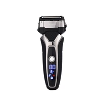 quick charge electric shaver whole body washable reciprocating shaving razor men professional beard trimmer with led display 31