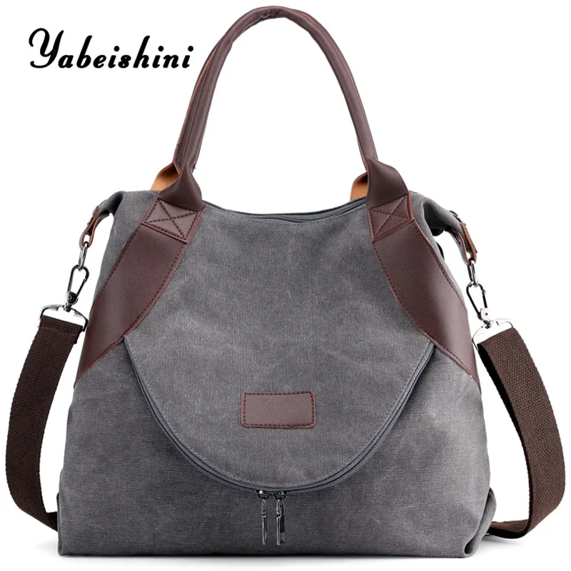 Холщовая Сумка тоут на плечо для женщин дорожная Роскошная сумочка дизайнерский