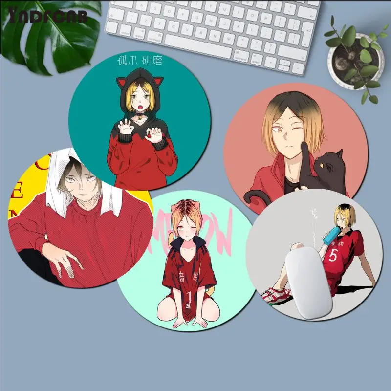 

YNDFCNB Новые поступления Kenma Kozume of Haikyuu коврики для мыши геймерские игровые коврики для мыши Противоскользящий коврик для ноутбука ПК коврик д...