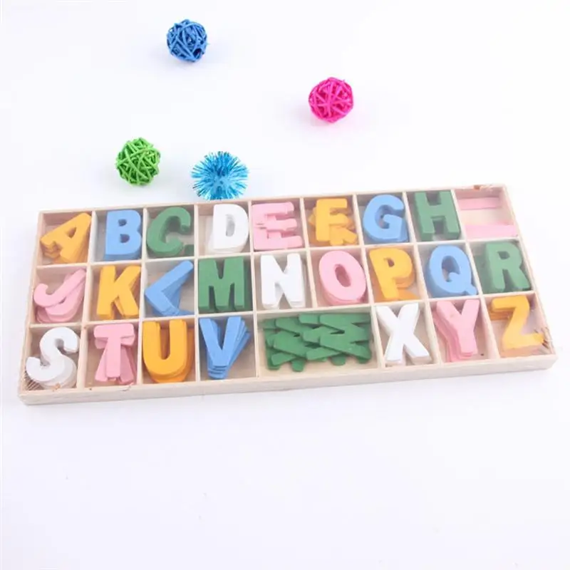 26 шт./набор деревянные буквы-алфавиты | Дом и сад