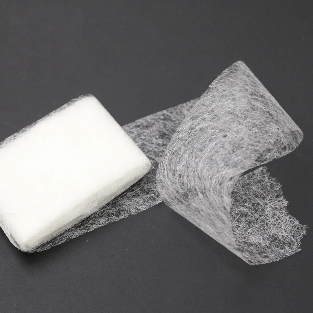 Белый 3 м * 38 мм железа на пеньковых лентах чудо паутина плавное склеивание