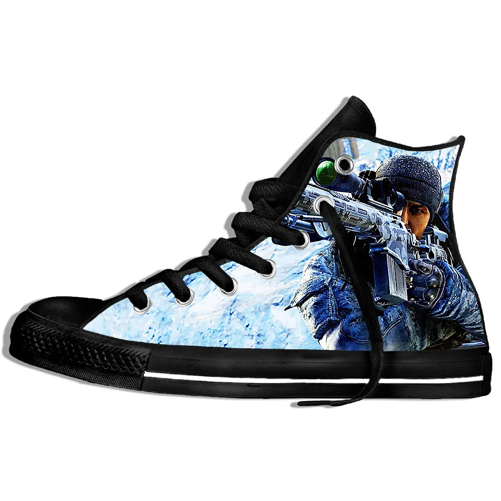 2019 Hot Fashion Printing hIgh top Sneakers Sniper Ghost Warrior Unisex Lightweight Casual Shoes | Обувь