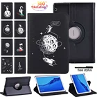 Вращающийся на 360 градусов чехол для планшета Huawei MediaPad T5 10 10,1 дюймаT3 10 9,6 дюйма, защитный чехол с защитой от падения + Бесплатный стилус