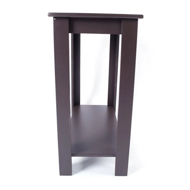 

Home Office Coffee Table with Storage Shelf 60 x 30 x 61cm Nightstands