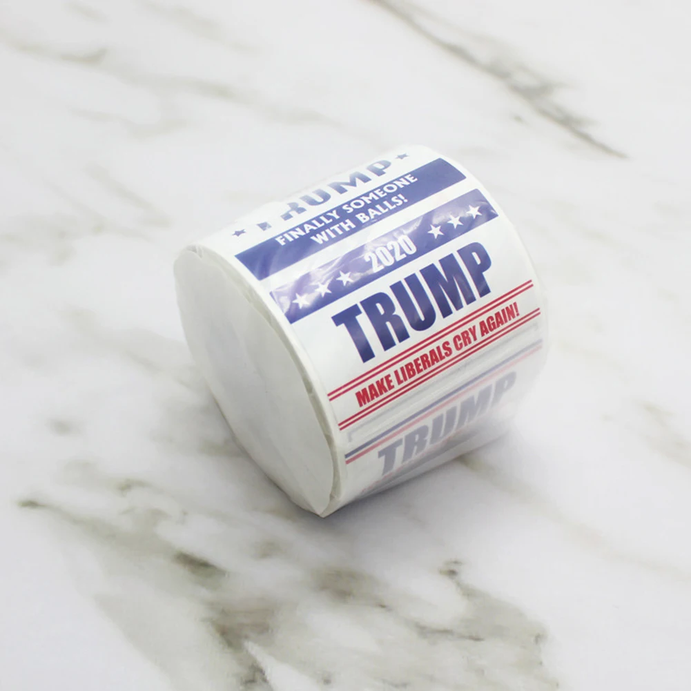 

1 Roll Stickers Face Decals Keep America Great For US President Donald Trump 2020 Presidential Campaign