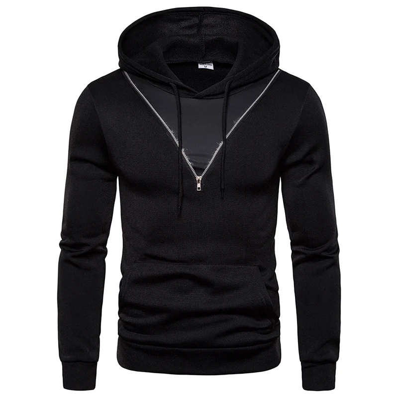 Новые толстовки на молнии мужская хлопковая толстовка с капюшоном Весенняя