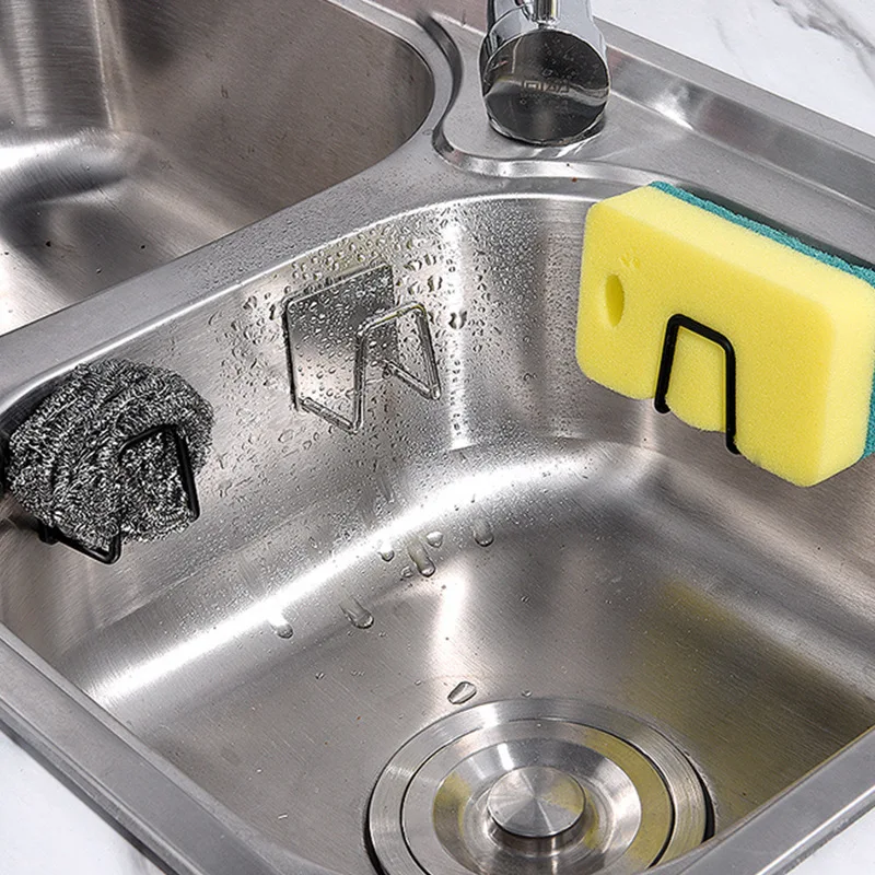 

Sponge drain rack kitchen sink storage rack simple modern style storage rack kitchen organizer and storage kitchen items