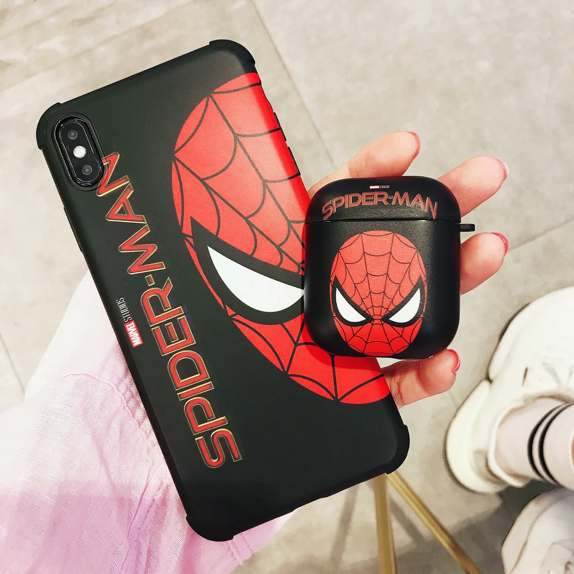 

Marvel certified for Apple AirPods pro 2 Spider-Man headset case wireless Bluetooth headset protective shell