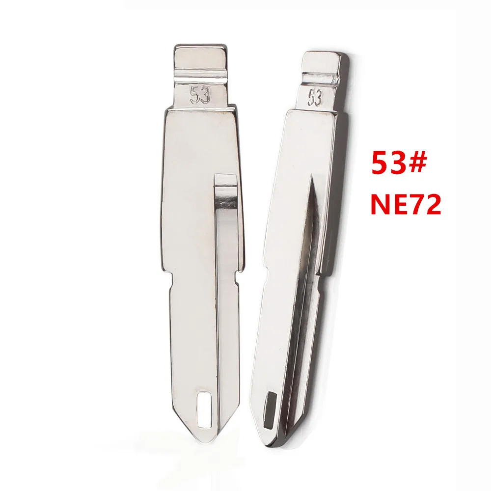 

10 Упаковок NE72 Металлический Складной Ключ Без Лезвия Для Peugeot 206 207 Citroen Renault KeyDIY KD Xhorse VVDI JMD