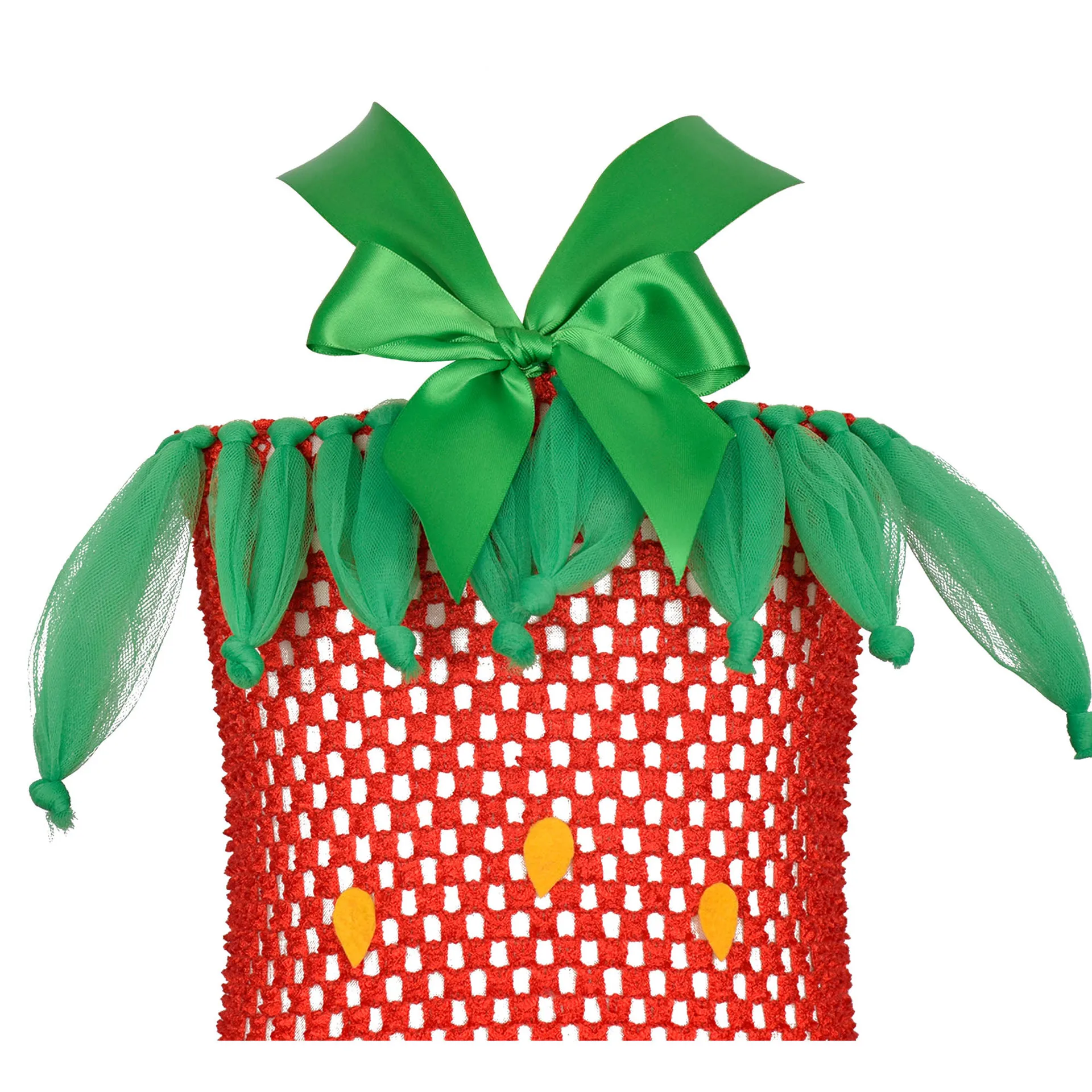 Платье для маленьких девочек с рисунком клубники Кружевные платья принцессы