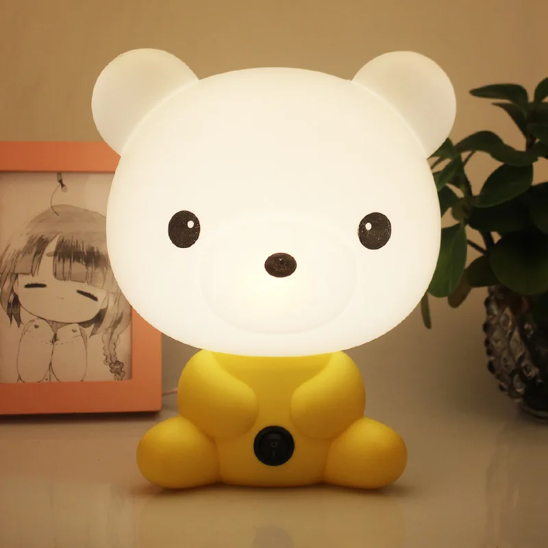 

Panda/Rabbit/Dog/Bear Lights Night Sleeping Lamp Baby Room Cartoon Light Kids Bed Decoration Lamp for Kids Baby Night Light Gift