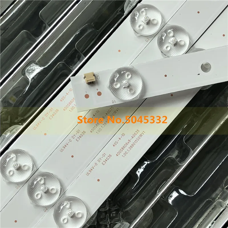 8 шт./лот 100% Новый Ph ilco 40 &quotсветодиодная подсветка телевизора 400S8606X8 A0035 E34036 40S 4 10