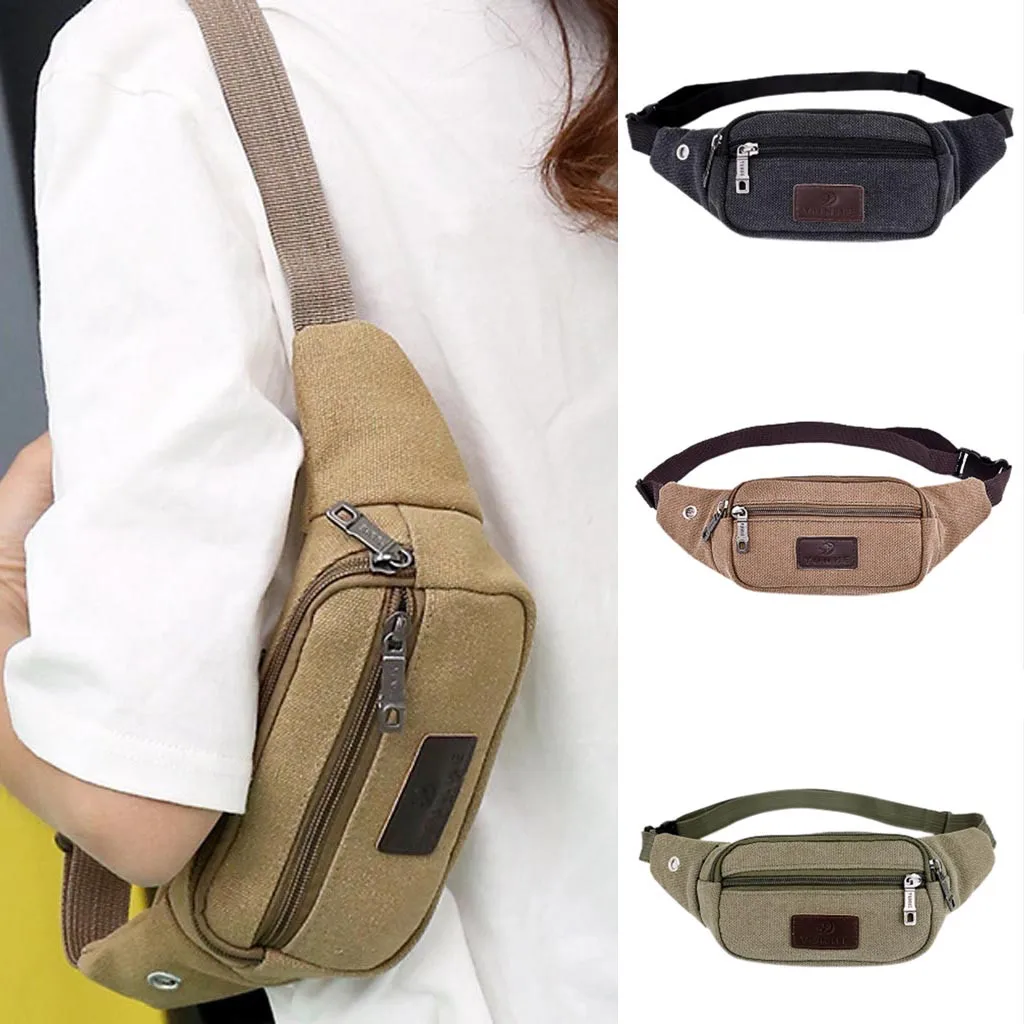 

2020Unisex Waist Packs New Fashion Casual Pocket Outdoor Sports Shoulder Bag Unisex Messenger Bag fanny Pack Purse Chest