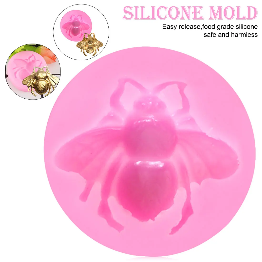 Sugarcraft 1 штука Bumble Bee силиконовая форма помадка для украшения торта инструменты