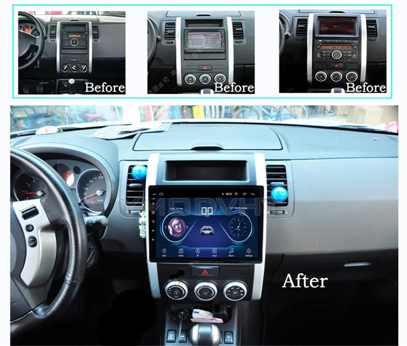 10 1 дюймовый IPS и 2.5D сенсорный экран Android 8 автомобильный DVD GPS навигатор для Nissan X-Trail