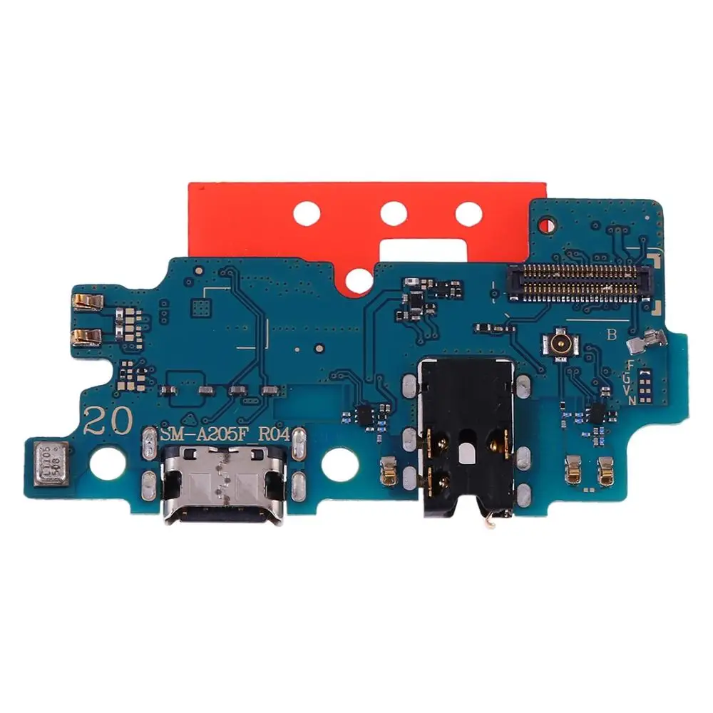 Разъем платы гибкий кабель Запчасти для Samsung Galaxy A20 SM-A205F Замена usb-порта зарядки