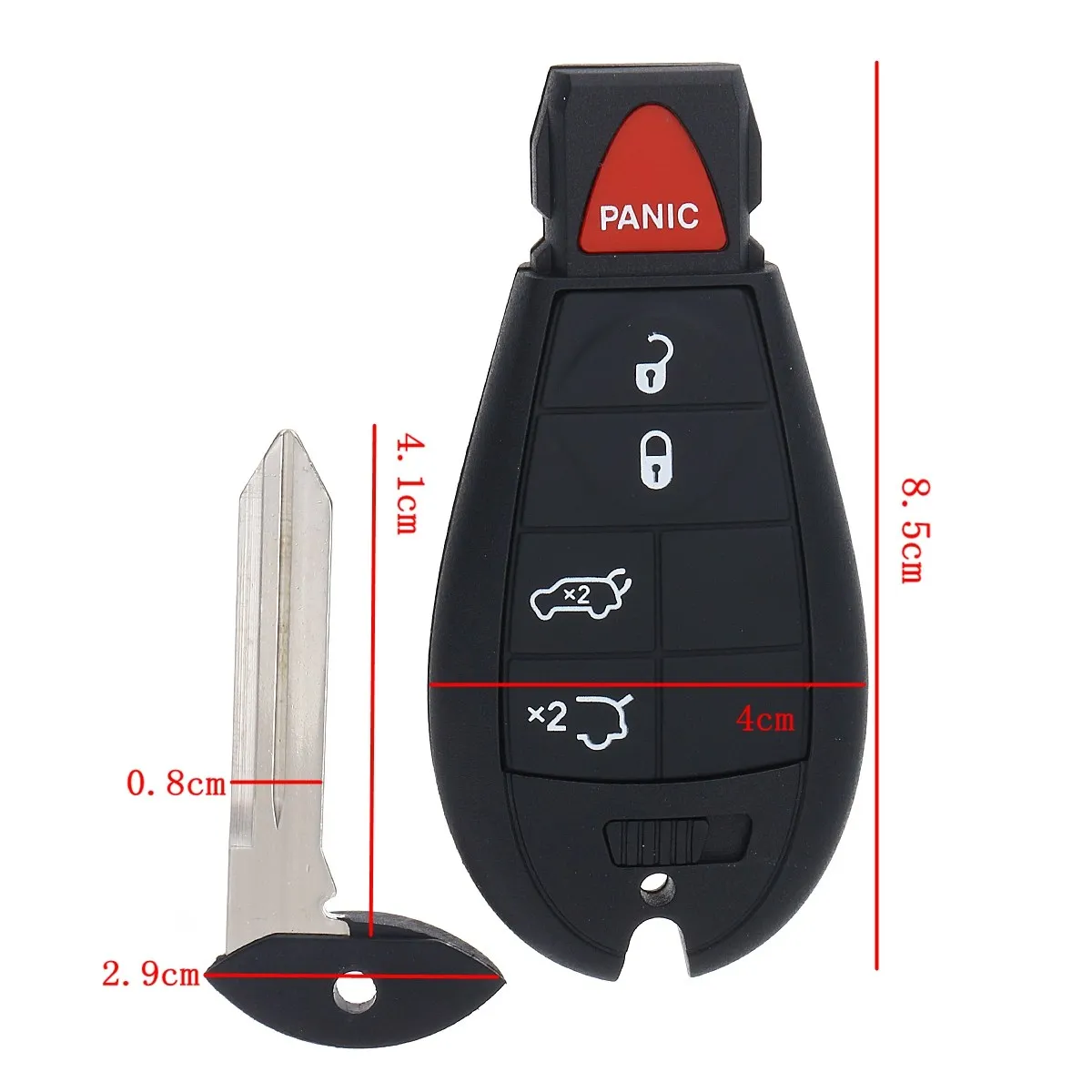 Пульт дистанционного управления без ключа чехол брелок для Chrysler 433 8 МГц