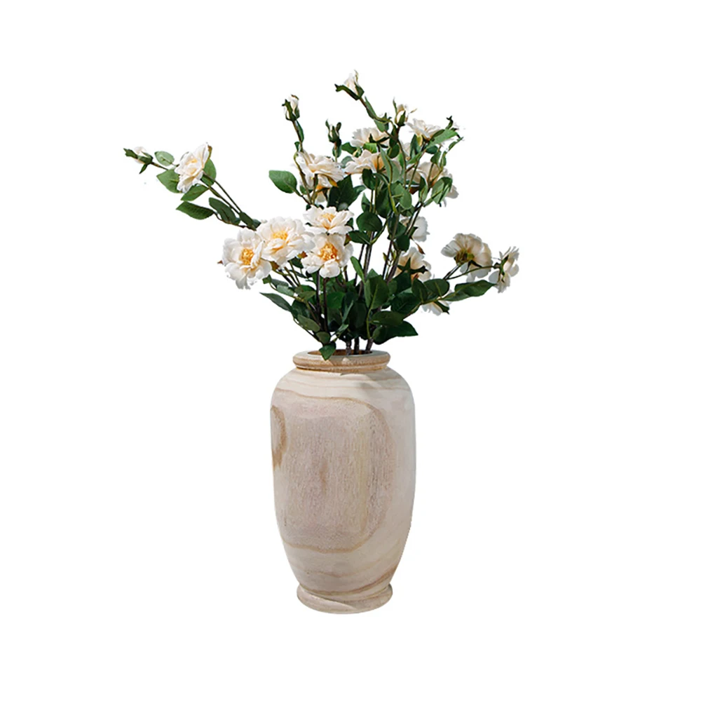 

Wood Vase Decoration Home Modern Minimalist Large Vase Living Room Decoration Accessories Glamour Decor Home Gifts