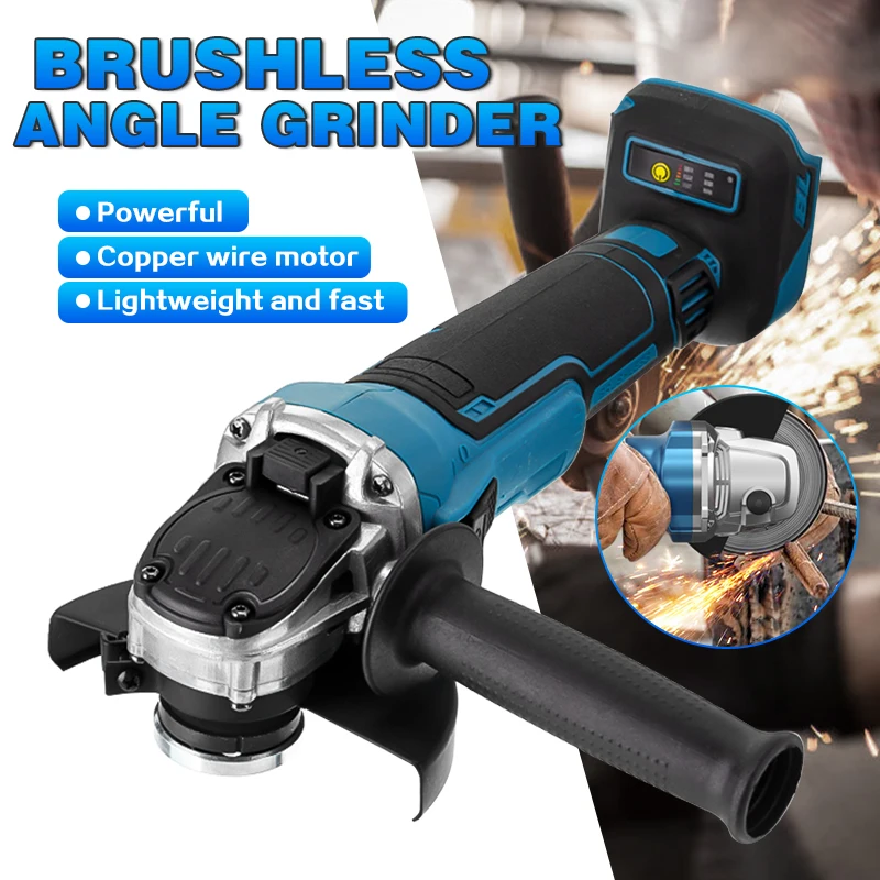 Электрическая бесщеточная аккумуляторная ударная угловая шлифовальная машина