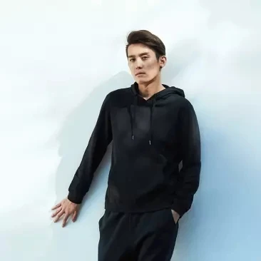 Youpin мужской однотонный хлопковый свитер с капюшоном MITOWN LIFE повседневный