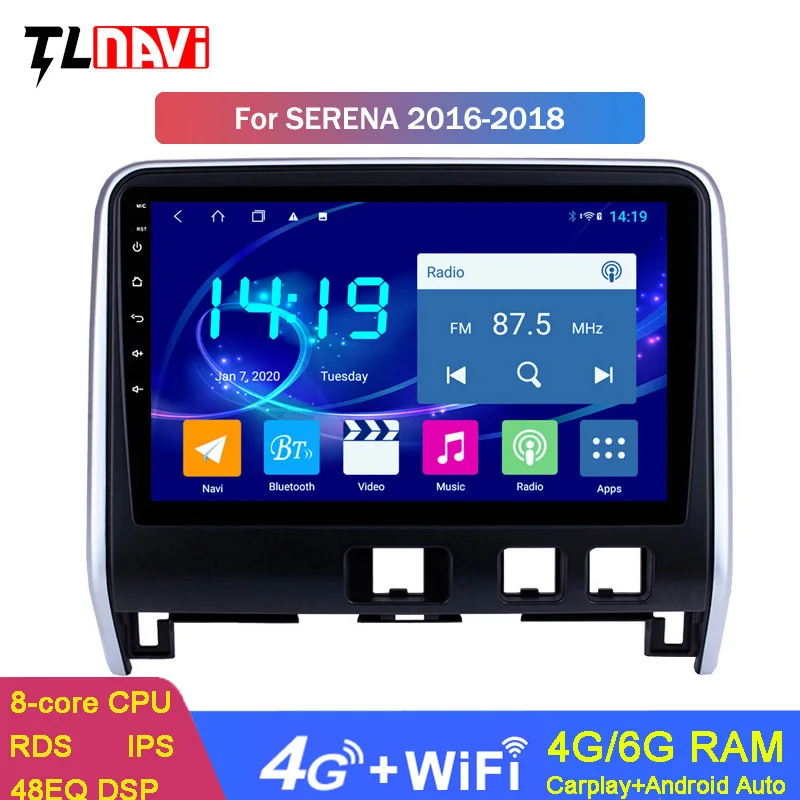 Автомагнитола 6G + 128G 10 1 дюйма IPS 2.5D Android GPS|Мониторы для авто| |
