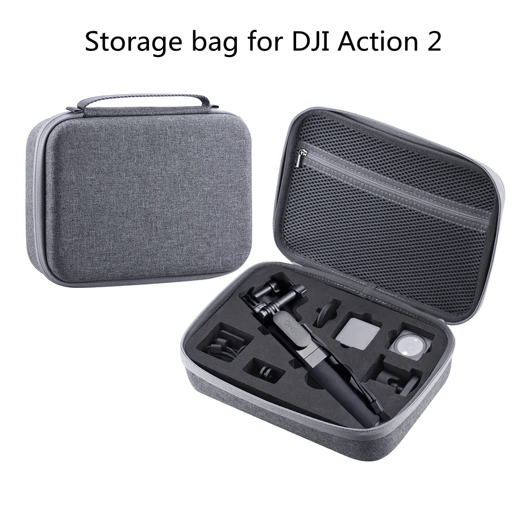 

Сумка для переноски сумка для хранения сумка-клатч для DJI Action 2 Dual-Screen Combo/Power Combo