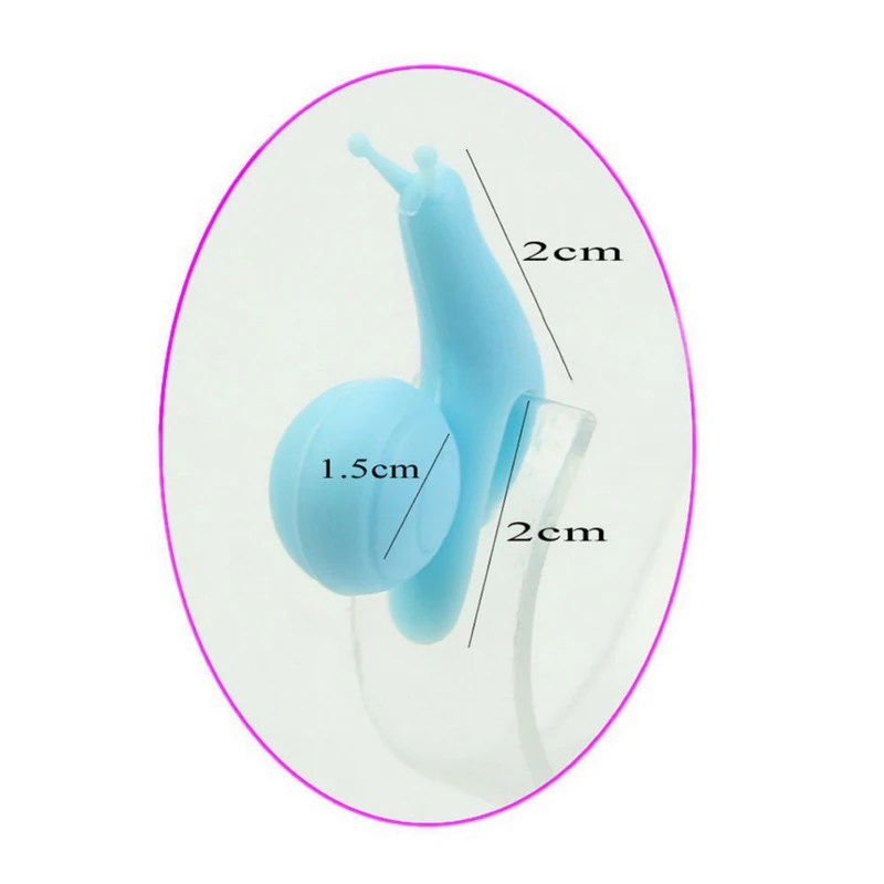 

5pcs Exquisite Snail Shape Silicone Tea Bag Holder Cup Mug Candy Colors Cute