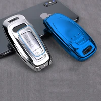 fashion tpu car key cover case full covers for audi q8 c8 a6 a6l a7 a8 2018 2019 auto stlyling holder accessories protection