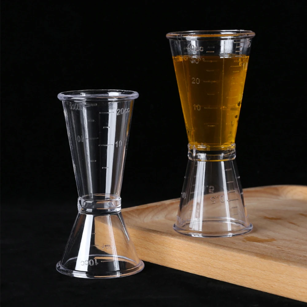 

10/20ml or 20/40ml Cocktail Shaker Measuring Cup Kitchen Bar Tool Scale Cup Beverage Alcohol Measuring Cup Kitchen Gadget