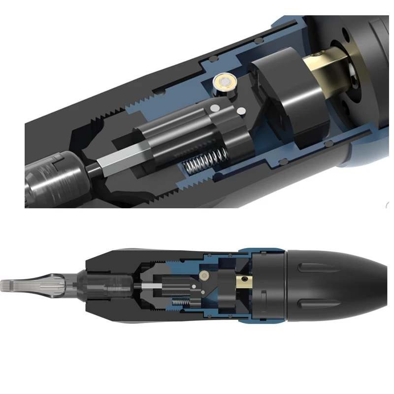 HELLO Original Tattoo Pen Rotary Machine Gun FK Xion Mechanism Soft-Hard Adjustable Permanent Makeup Needle Cartridges | Красота и