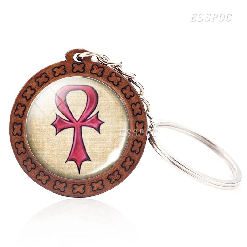 Египетский Анкх крест египетский фараон брелок для ключей в виде пирамиды