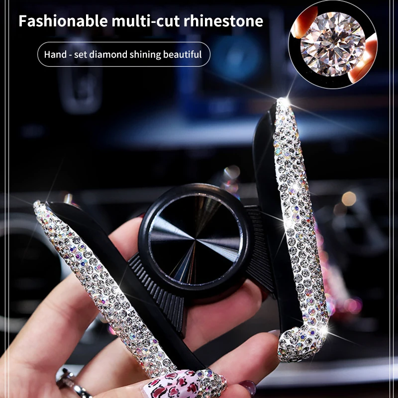 

Car Holder in Car Air Vent Mount No Magnetic Mobile Phone Holder GPS Stand For iPhone 12 11 Pro 8 Samsung