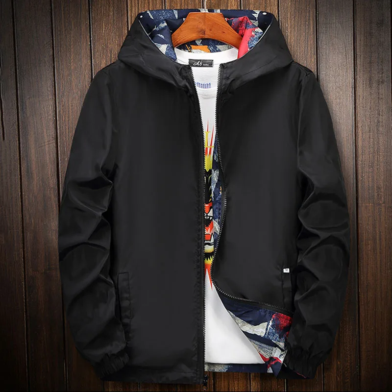 Двухсторонняя камуфляжная мужская куртка 2020 весна и осень ветровка красивый